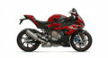 "Close-up of BMW S1000RR engine showcasing performance features"
