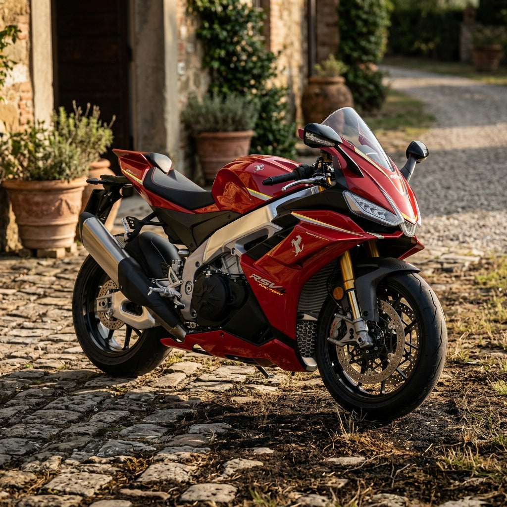 Aprilia RSV4 Factory Ferrari Edition - AI Generated
